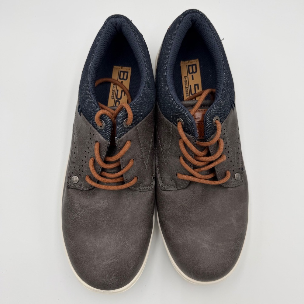 B-52 by Bullboxer Mens Dark Grey Casual‎ Sneakers Shoes US 8 ART 779-X2-8088